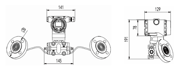 NOIKE-AHFlange Mounted Pressure Transmitter