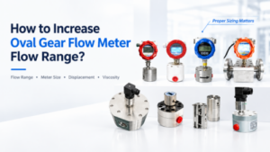 how to increase oval gear flow meter flow range ?