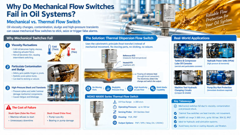 Mechanical Flow Switch Failure in Oil Systems