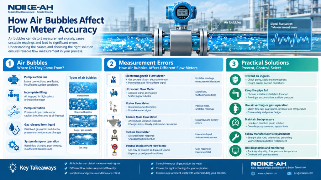 How Air Bubbles Affect Flow Meter Accuracy
