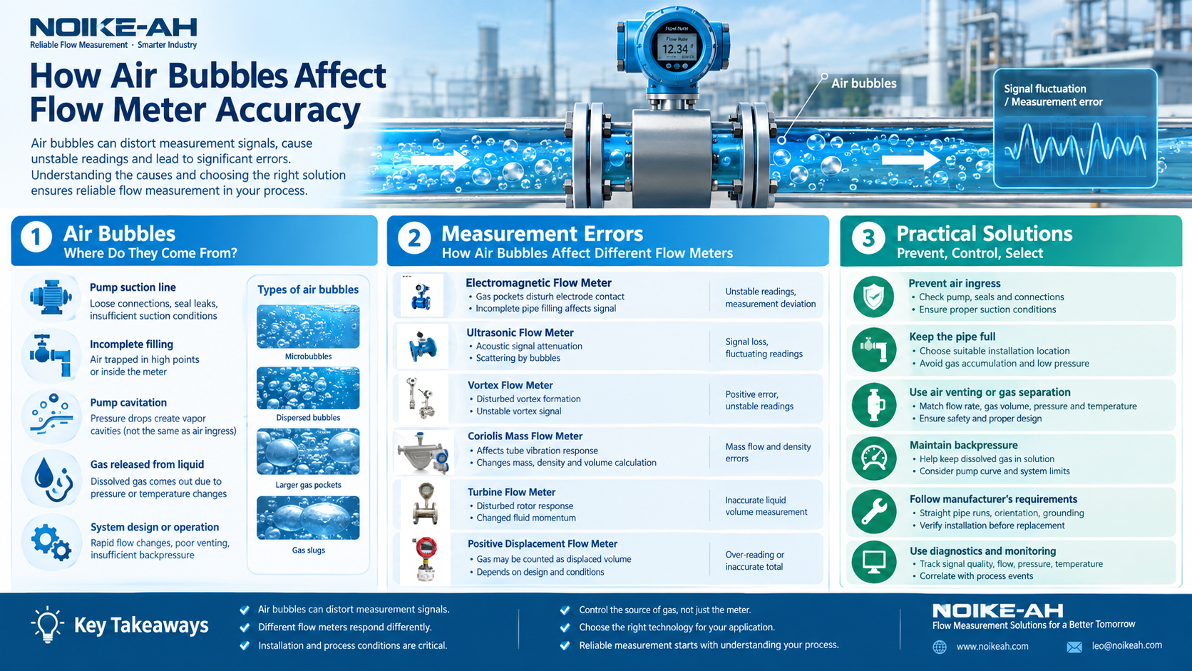 How Air Bubbles Affect Flow Meter Accuracy