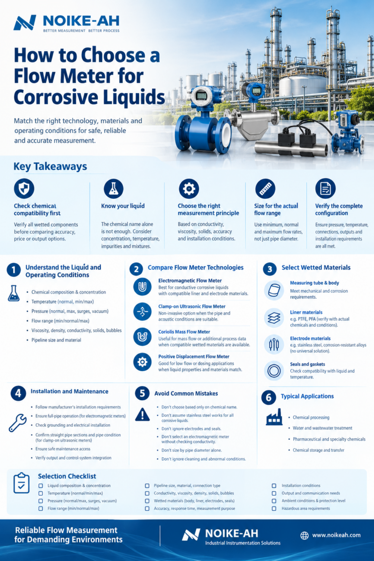 How to Choose a Flow Meter for Corrosive Liquids