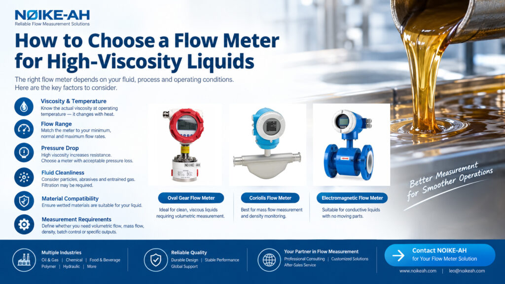 How to Choose a Flow Meter for High-Viscosity Liquids