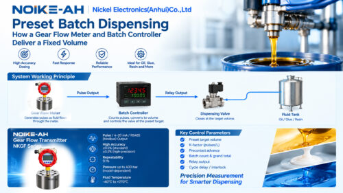 Preset Batch Dispensing: How a Gear Flow Meter and Batch Controller Deliver a Fixed Volume (Gear flow meter batch dispensing)